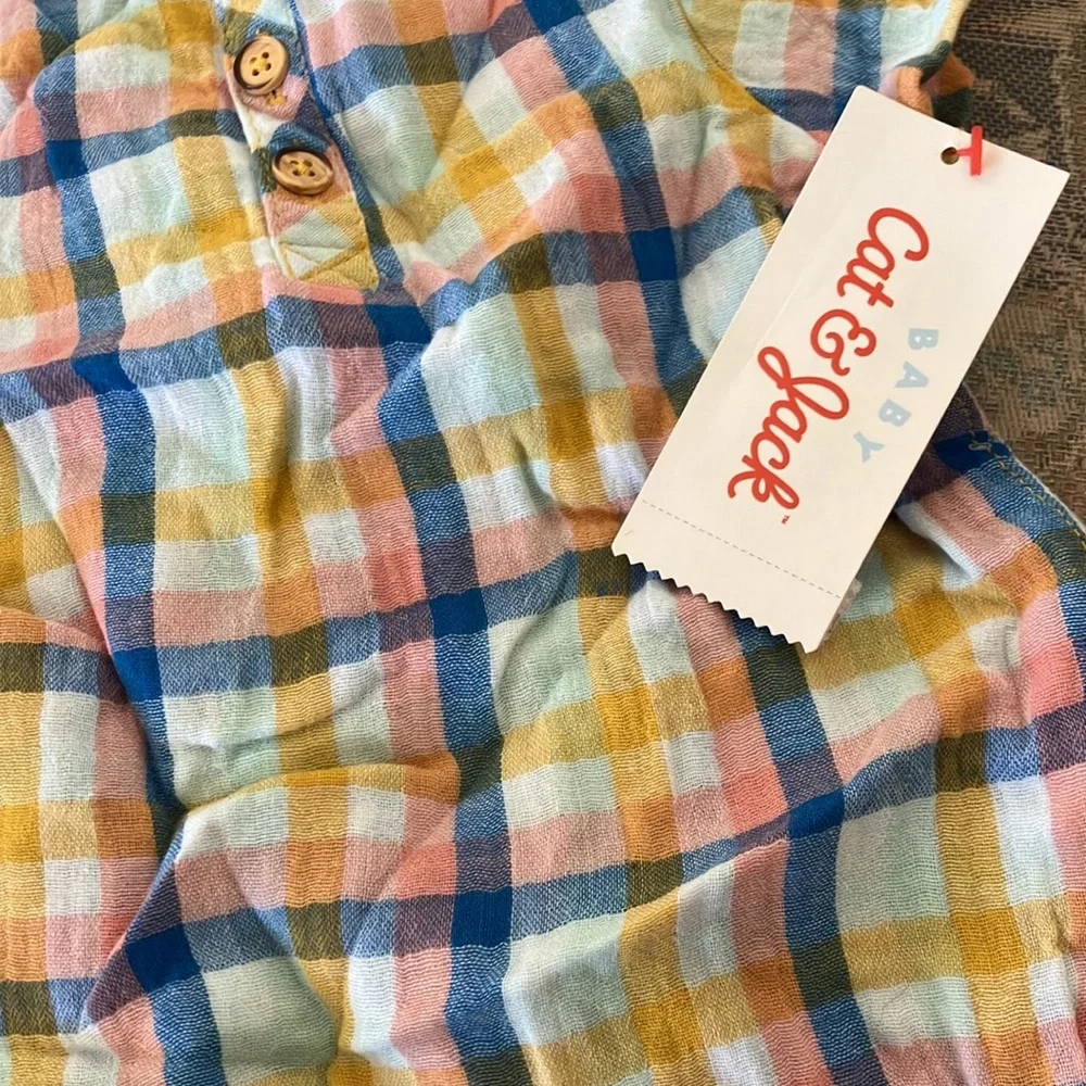 FINAL MARKDOWN NWT cat and jack snap crotch one piece 18 months